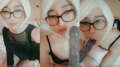【男娘控狂喜】二次元混血美妖TS「nano」OF露脸大尺度私拍 花式道具虐阴虐菊爆浆精液地狱【第七弹】 (2)